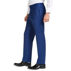 Alfani Tuxedo Pants Men's Blue Slim-Fit Stretch  30Wx30L E04446